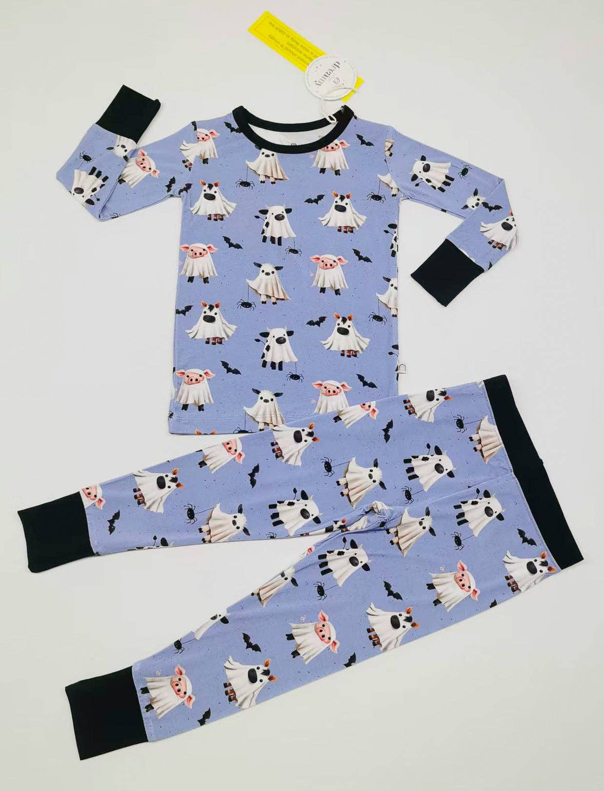 Barnyard Boos - Kids Two Piece Pjs: 4T
