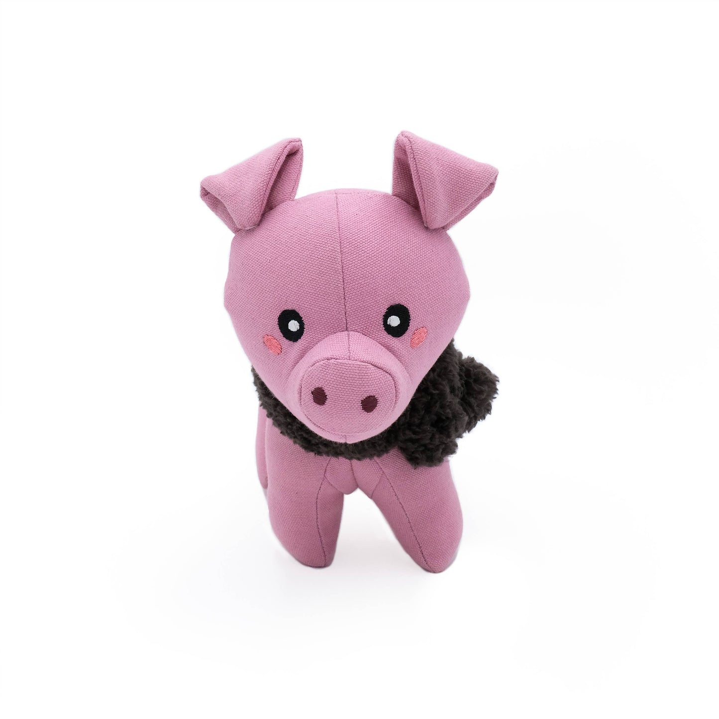 EcoZippy Cotton Cuddler - Pig - Dog Toy