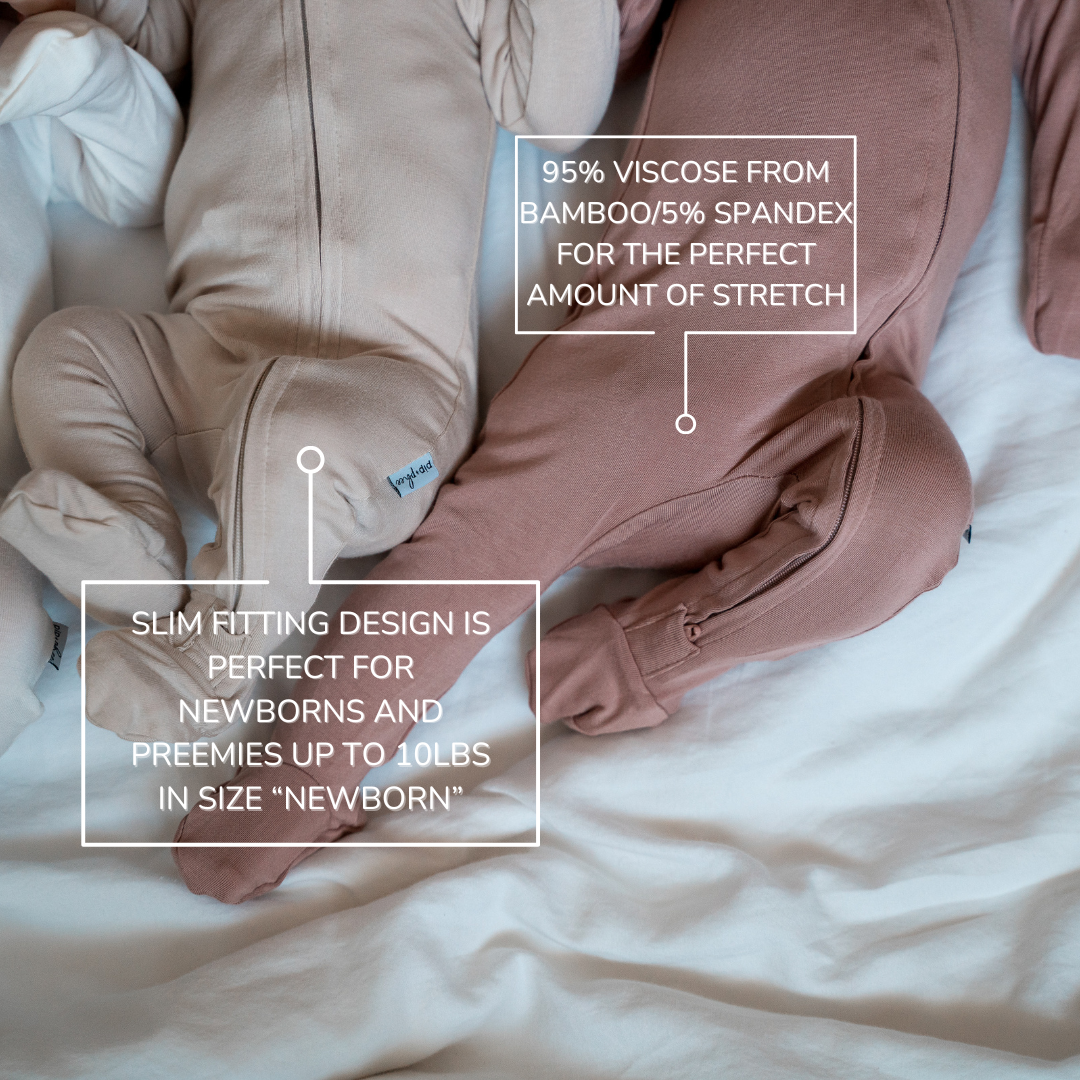 Bamboo Footed Sleepers | Solids: Night Black