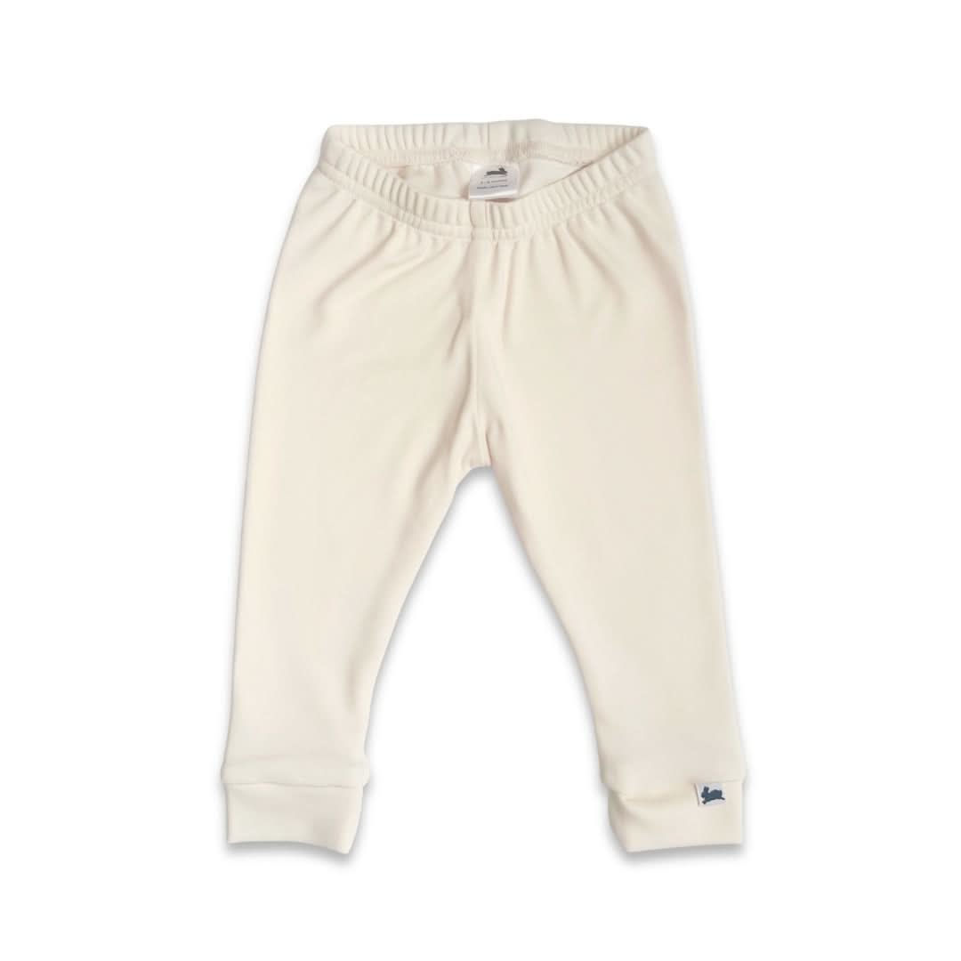 Baby Bamboo Leggings | Olive Rib