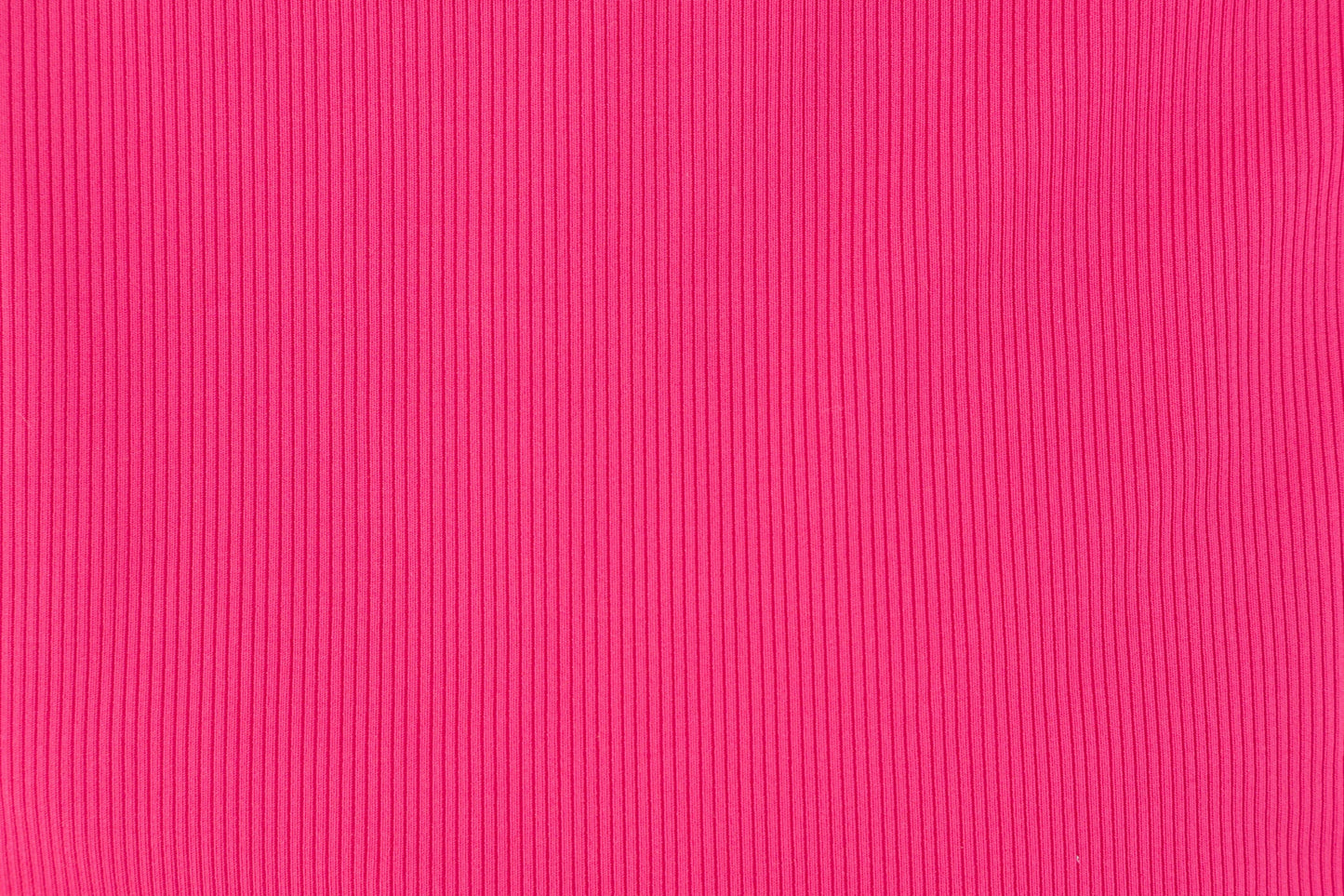 "Brights" Ribbed Hot Pink Ruffle Rashguard Suit