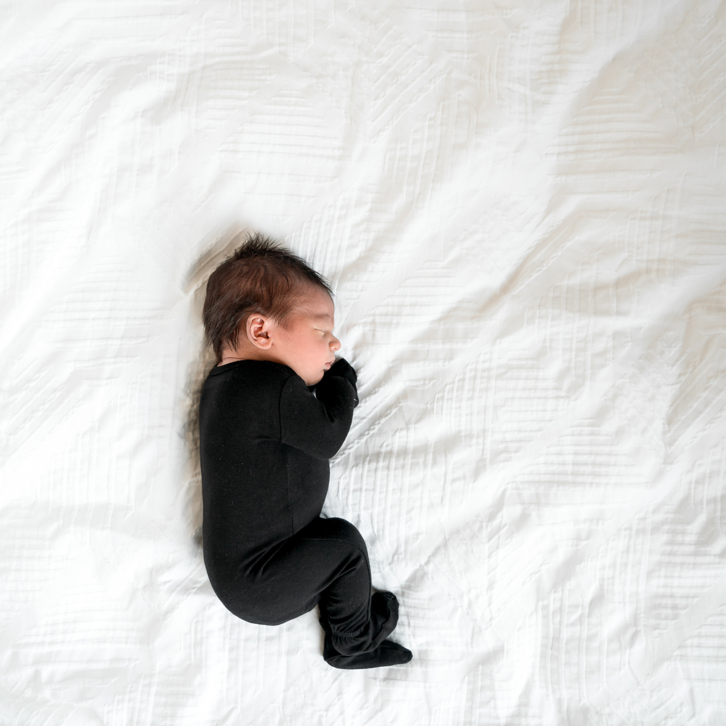 Bamboo Footed Sleepers | Solids: Cranberry