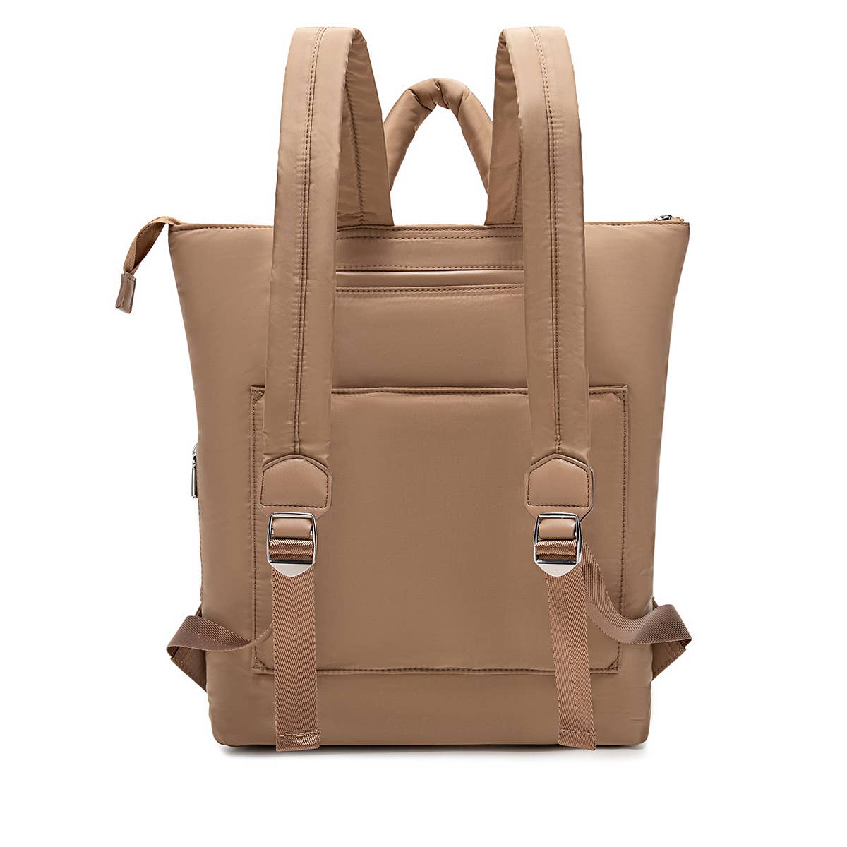 Tai-Ann - Recycled Nylon Backpack - Latte Nylon: Latte Nylon / OS
