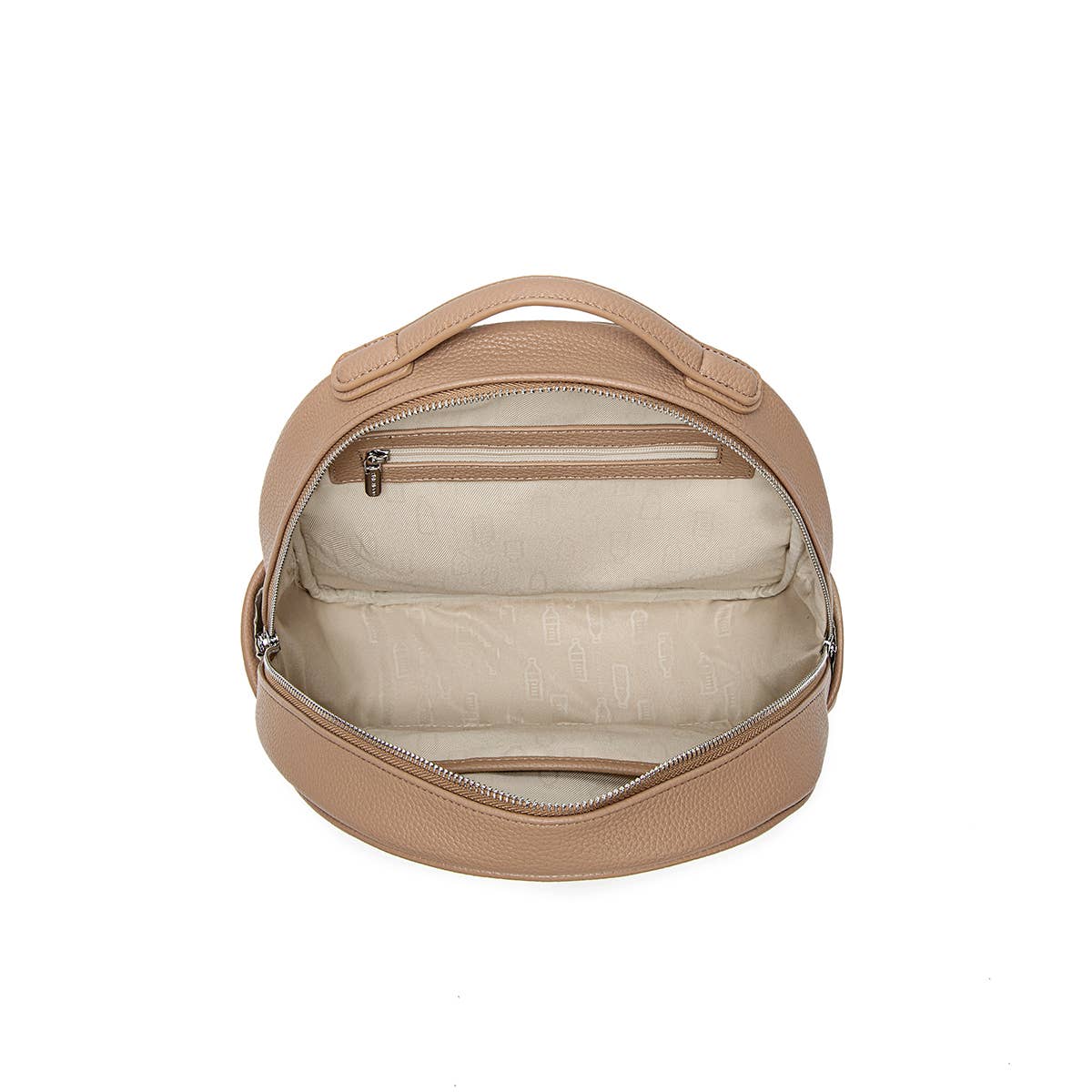 Hannah - Recycled Vegan Backpack - Latte Pebbled: Latte Pebbled / OS