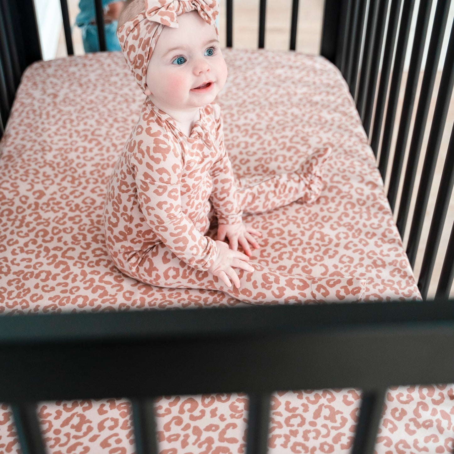 Bamboo Crib Sheets | Cheetah