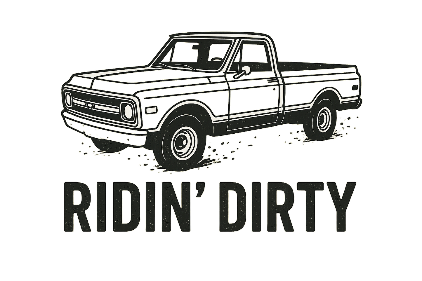Chevy Truck Ridin Dirty Shirt