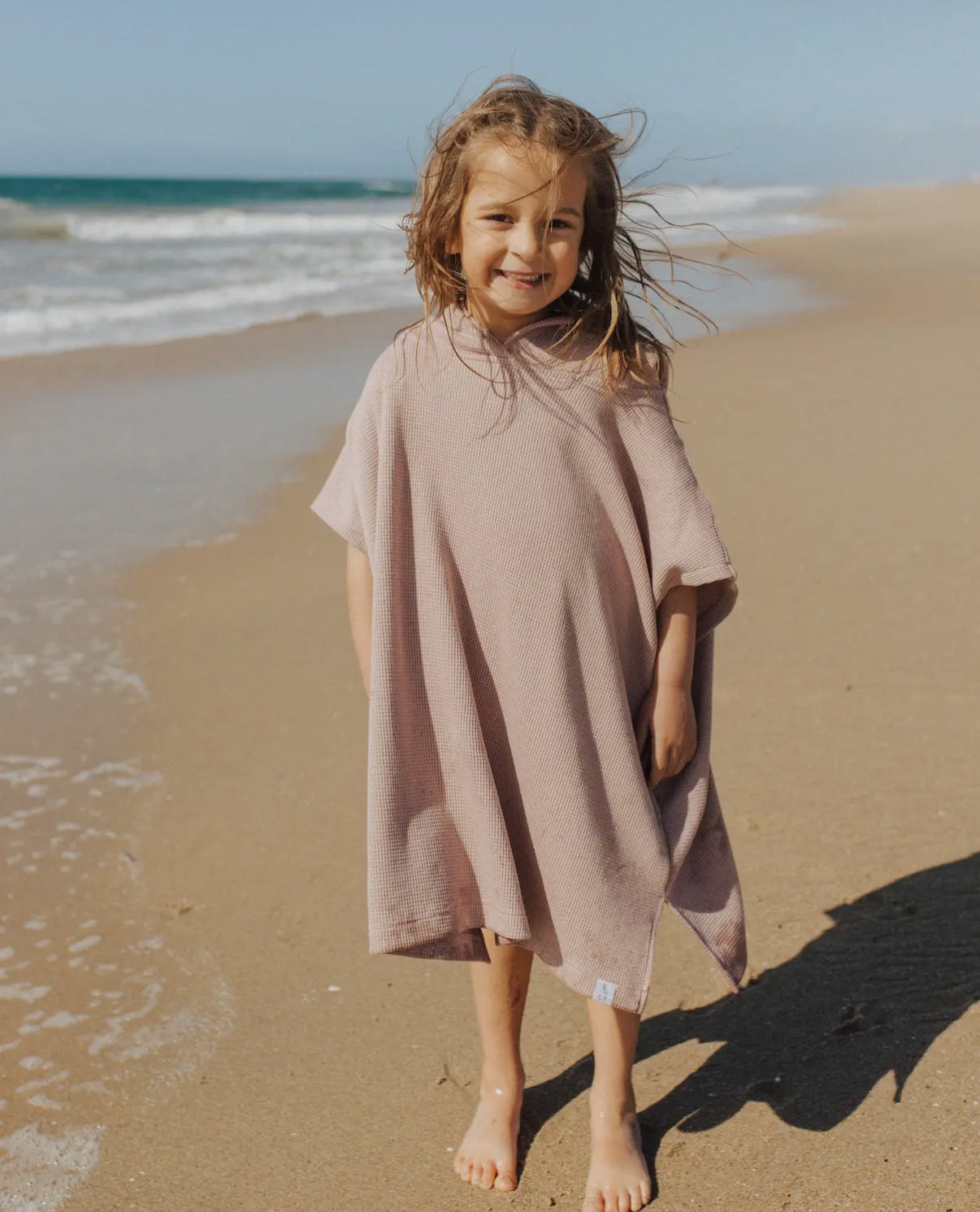 Waffle beach poncho