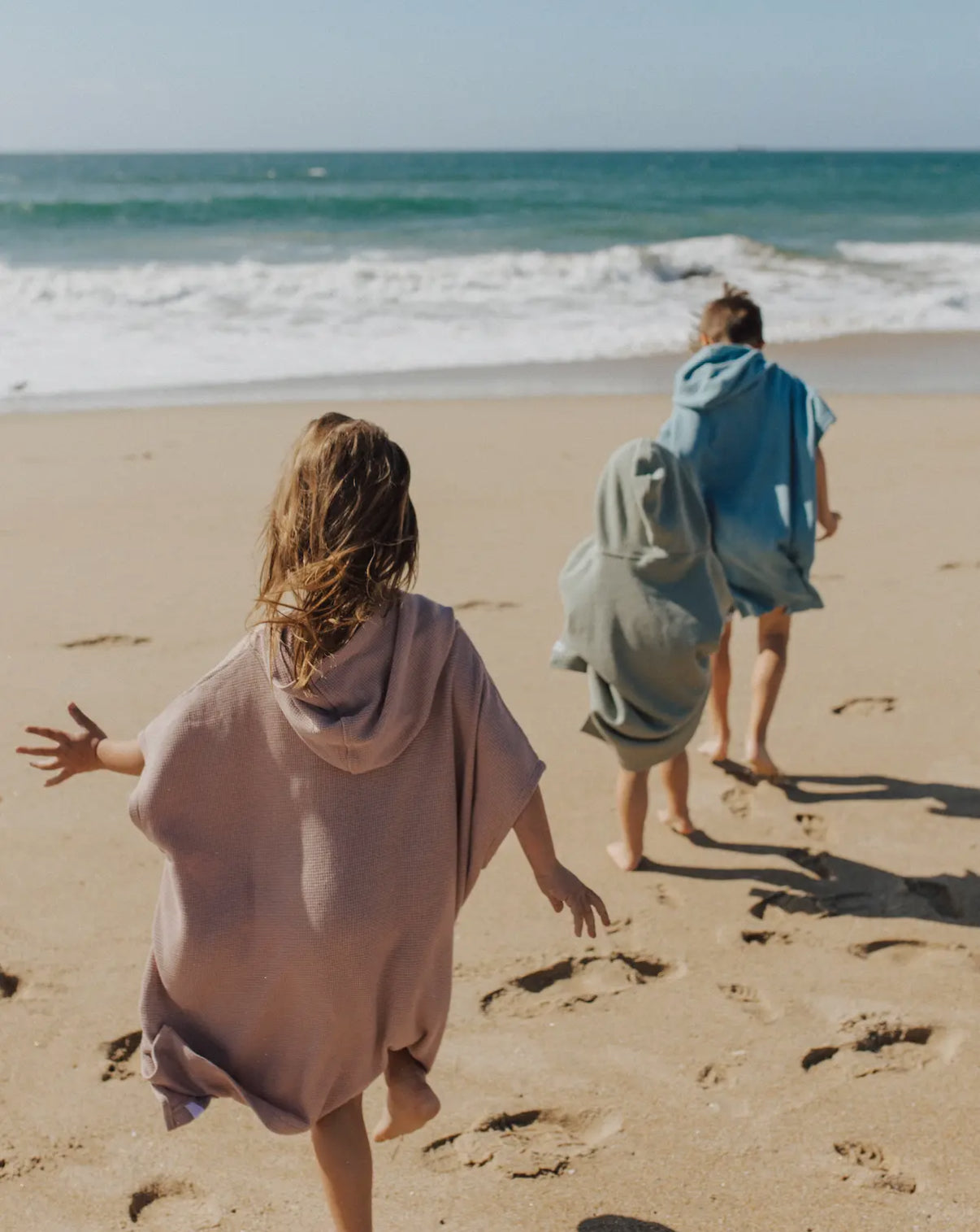 Waffle beach poncho