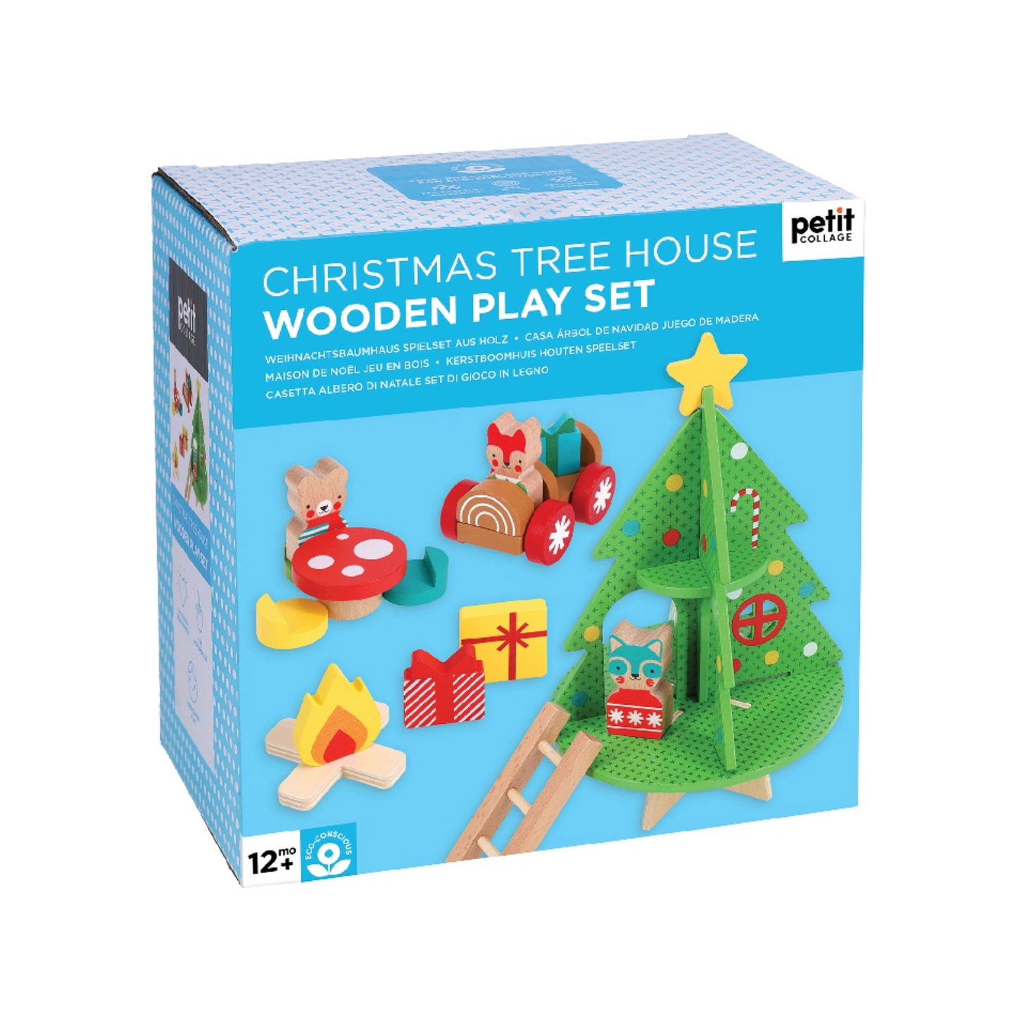 Christmas Treehouse Wooden Play Set