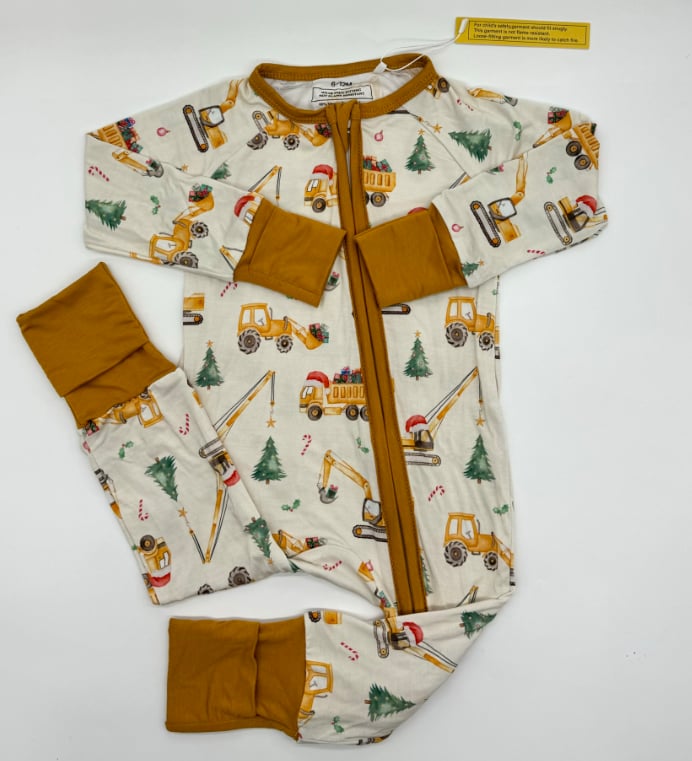 Construction Site at Christmas Time