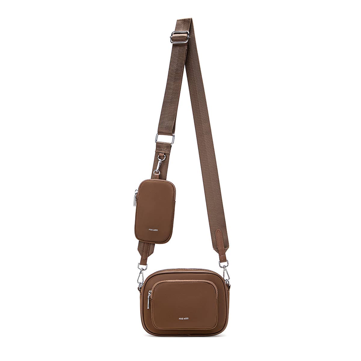 Daisy - Recycled Nylon Crossbody - Espresso Nylon: Espresso Nylon / OS