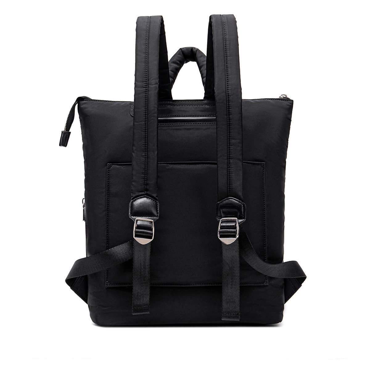 Tai-Ann - Recycled Nylon Backpack - Black Nylon: Black Nylon / OS