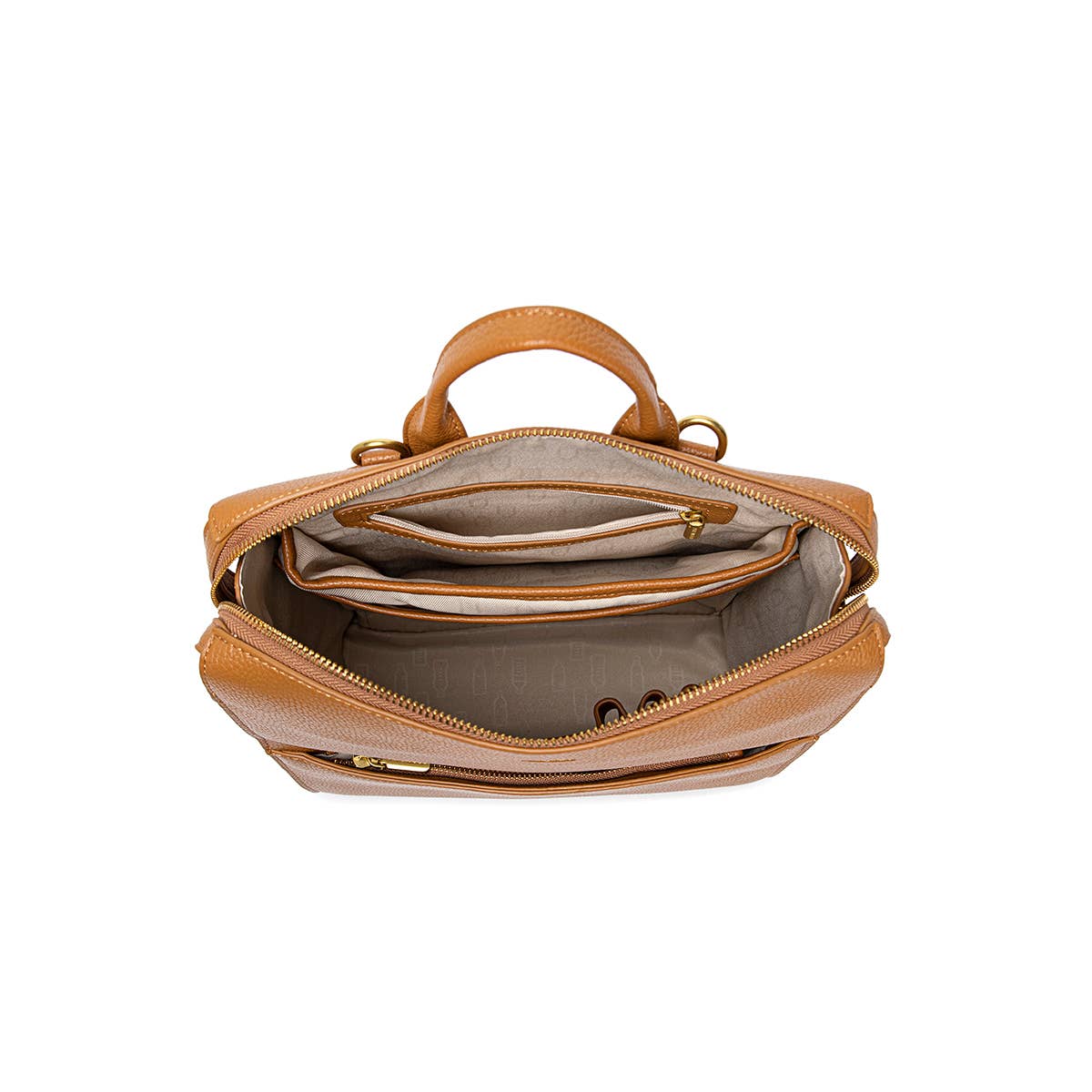 Kylie Small - Recycled Vegan Backpack - Mustard Pebbled: Mustard Pebbled / SM