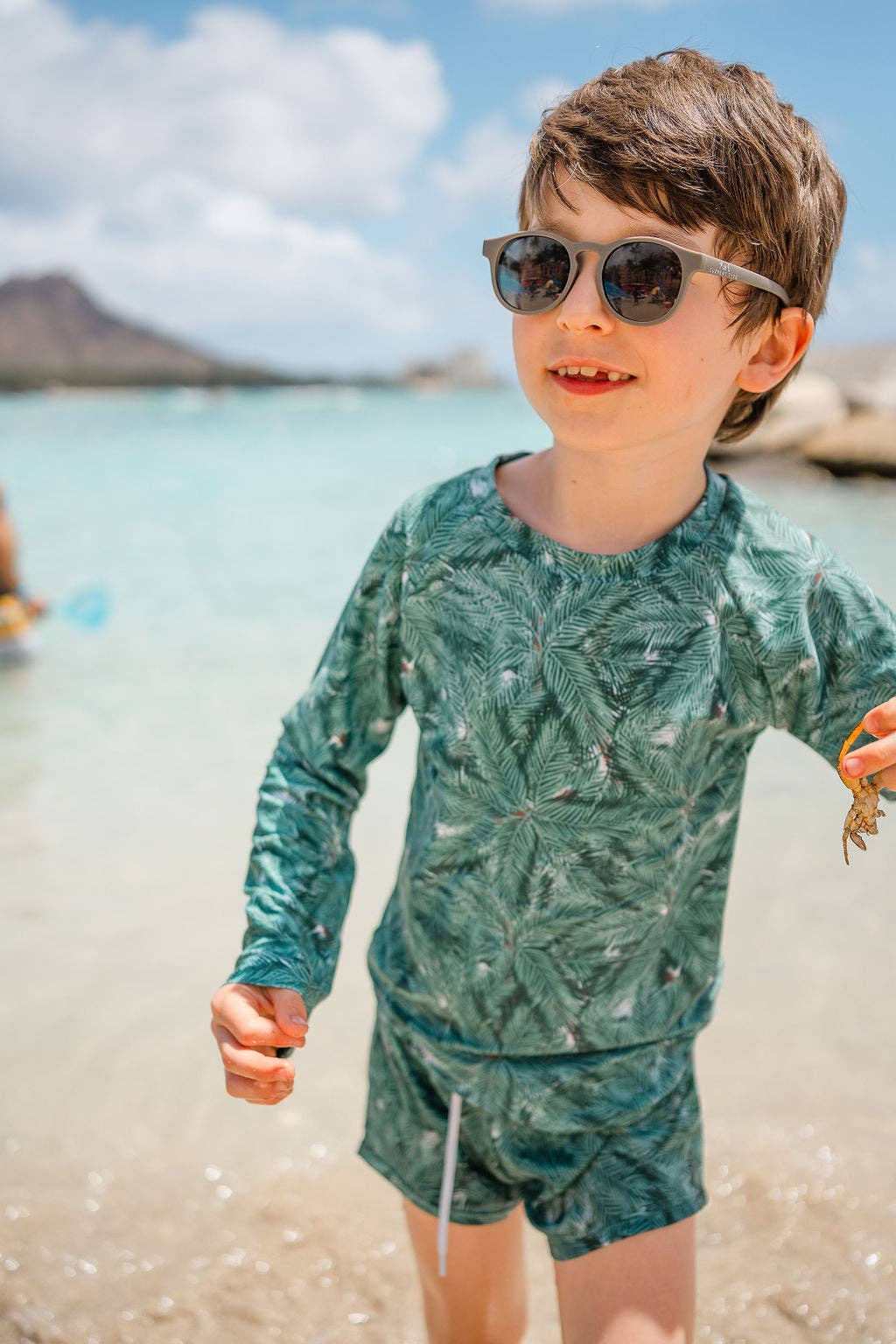 The Keyhole Sunnies: Matte Black 6m -6yrs