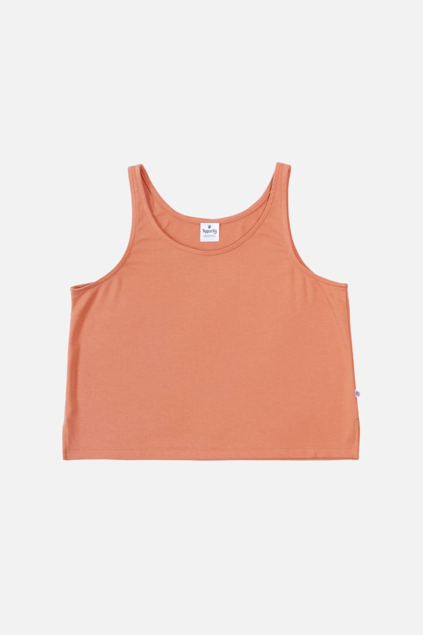 Ladies' Bamboo Cropped Tank | Bison Plaid
