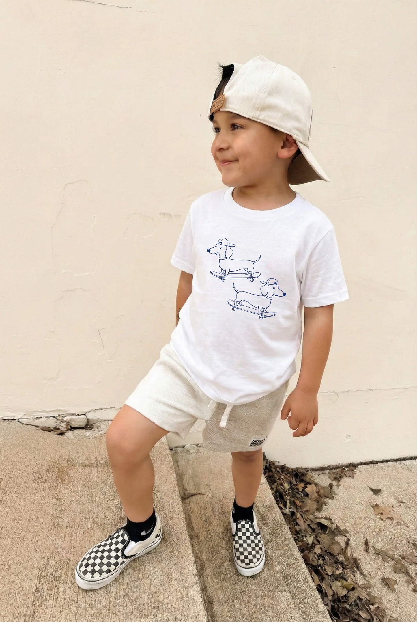 Skater Pups Tee | Minis: Butter / T-Shirt / Toddler 5T