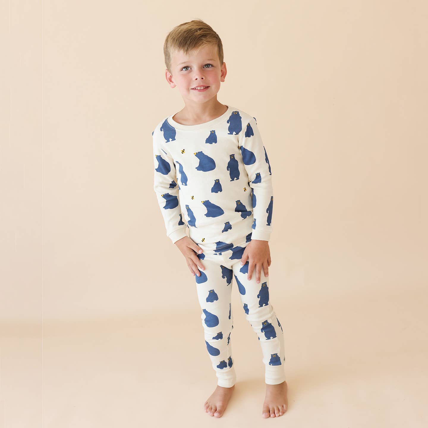 "My Jammies" Organic Kids Pajamas: Dogs / 9/10 Years