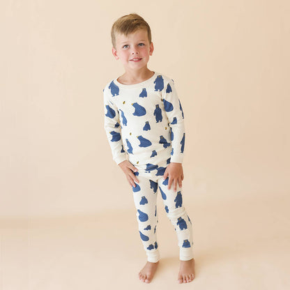 "My Jammies" Organic Kids Pajamas: Dogs / 9/10 Years