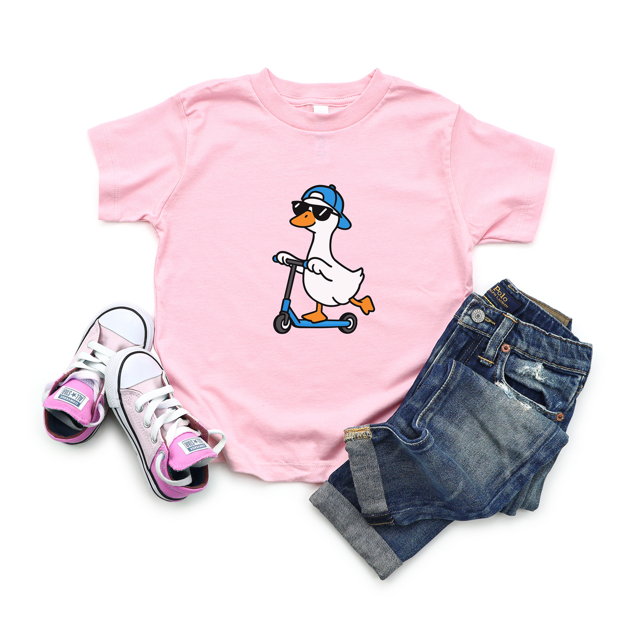 Scooter Goose Tee | Minis: Natural / T-Shirt / Toddler 3T