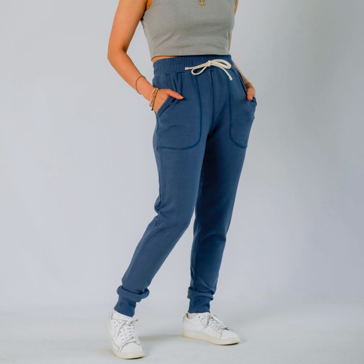 Ladies' Bamboo Fleece Joggers | Navy