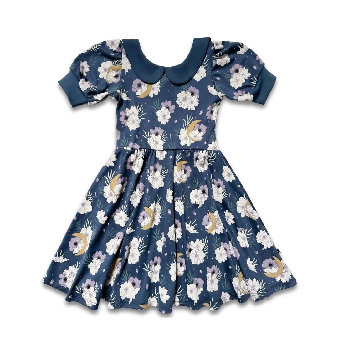 Kids' Bamboo Penelope Dress | Celestial Floral