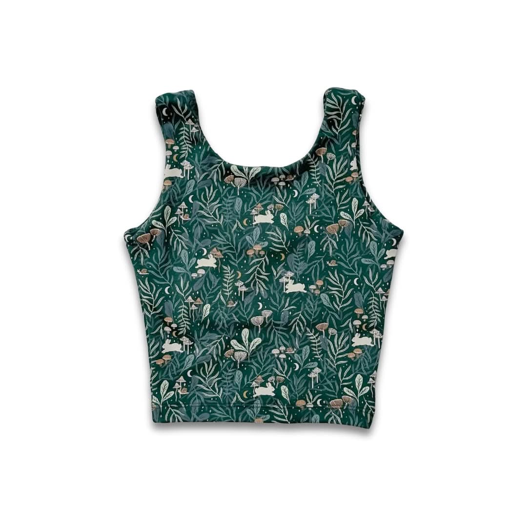 Youth Bamboo Longline Bralette-Style Tank | Night Sky