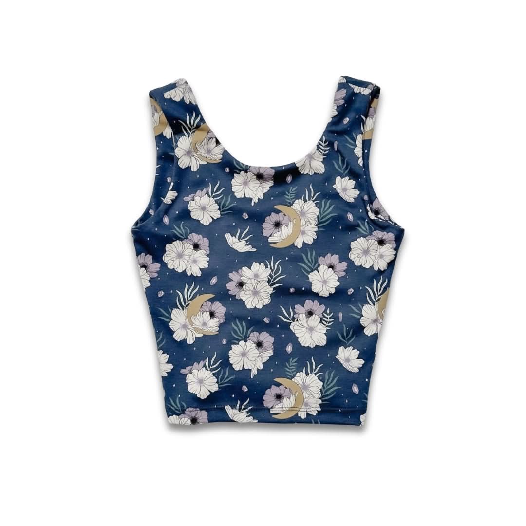 Youth Bamboo Longline Bralette-Style Tank | Black