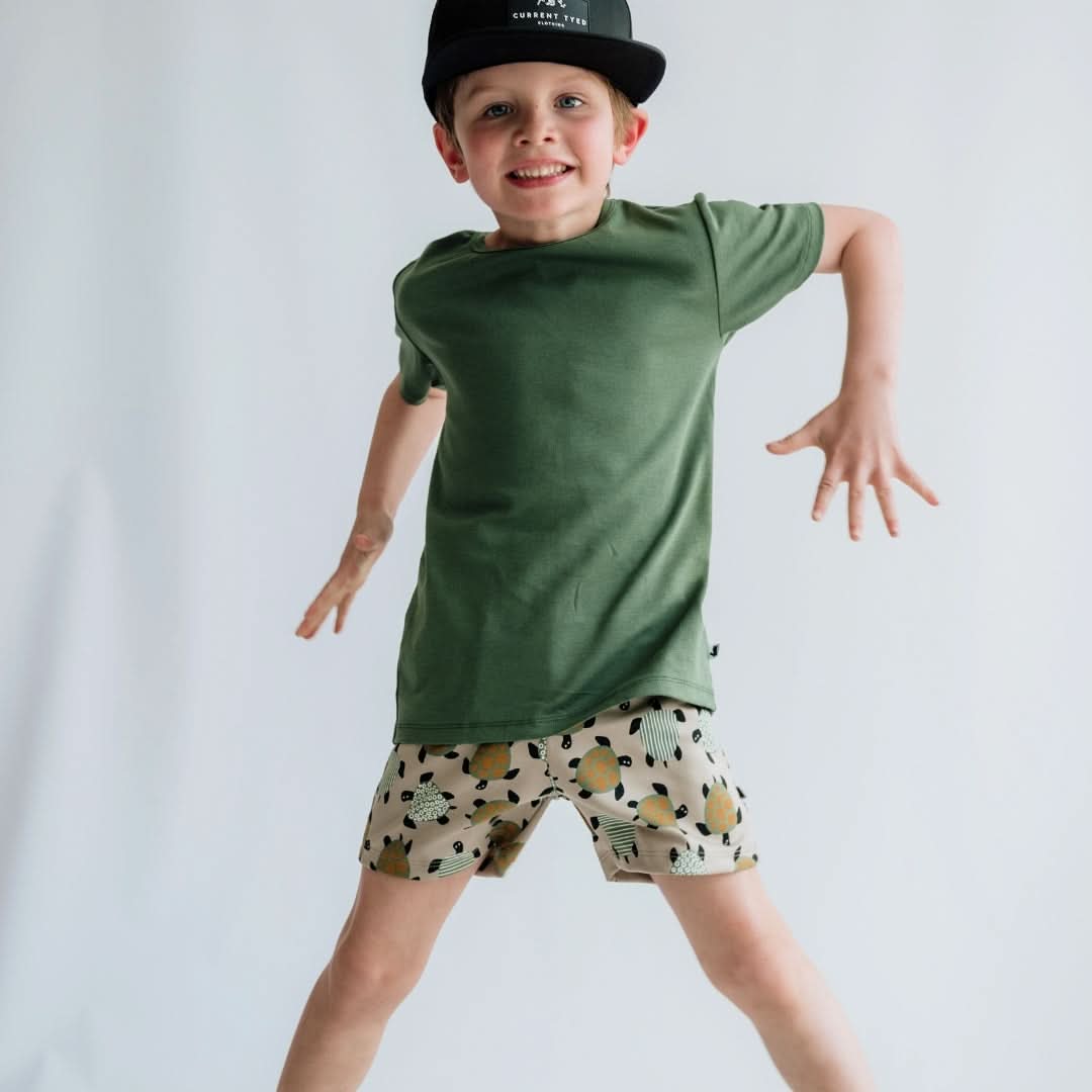 Baby/Kids' Bamboo T-Shirt | Leaf Green