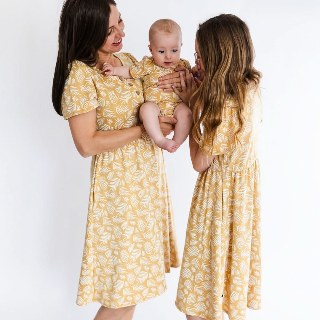 Ladies’ Bamboo Kaia Dress | Palm Fronds