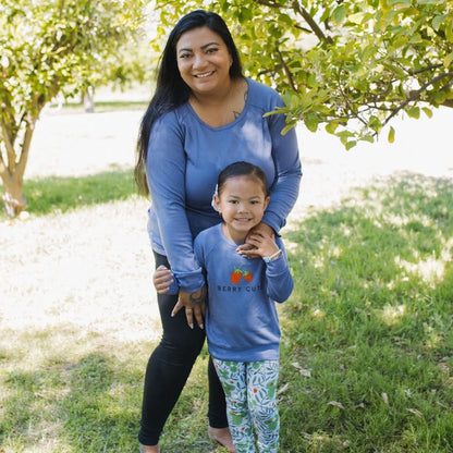 Baby/Kids' Graphic Bamboo Raglan Sleeve Pullover | Kindness Is Key In Rose