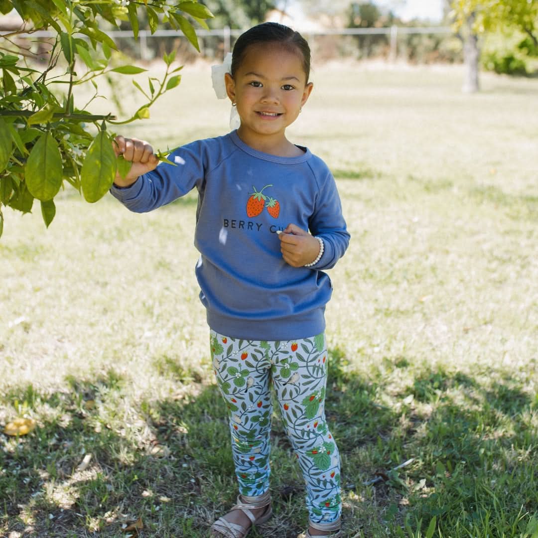 Baby/Kids' Graphic Bamboo Raglan Sleeve Pullover | Kindness Is Key In Rose