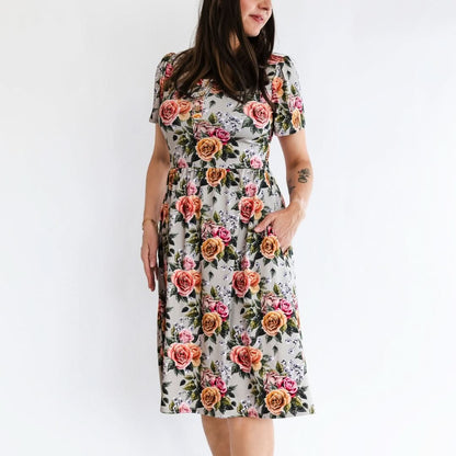 Ladies’ Bamboo Kaia Dress | Palm Fronds