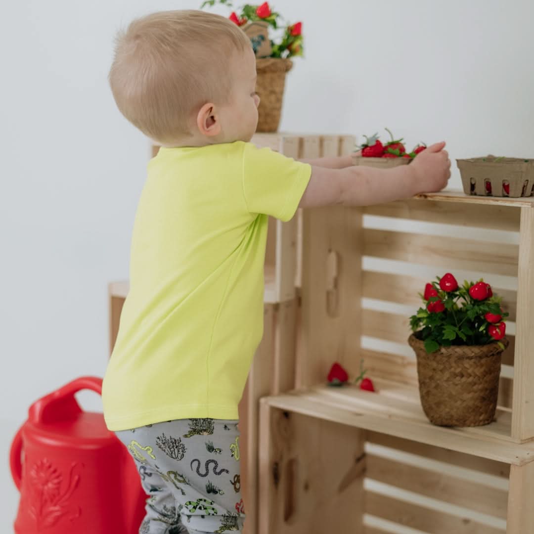 Baby/Kids' Bamboo T-Shirt | Leaf Green