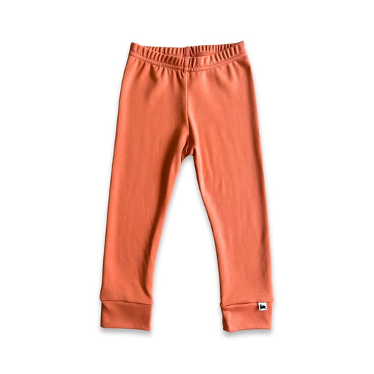 Youth Bamboo Leggings | Papaya