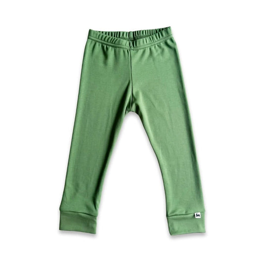 Kids' Bamboo Leggings | Leaf Green