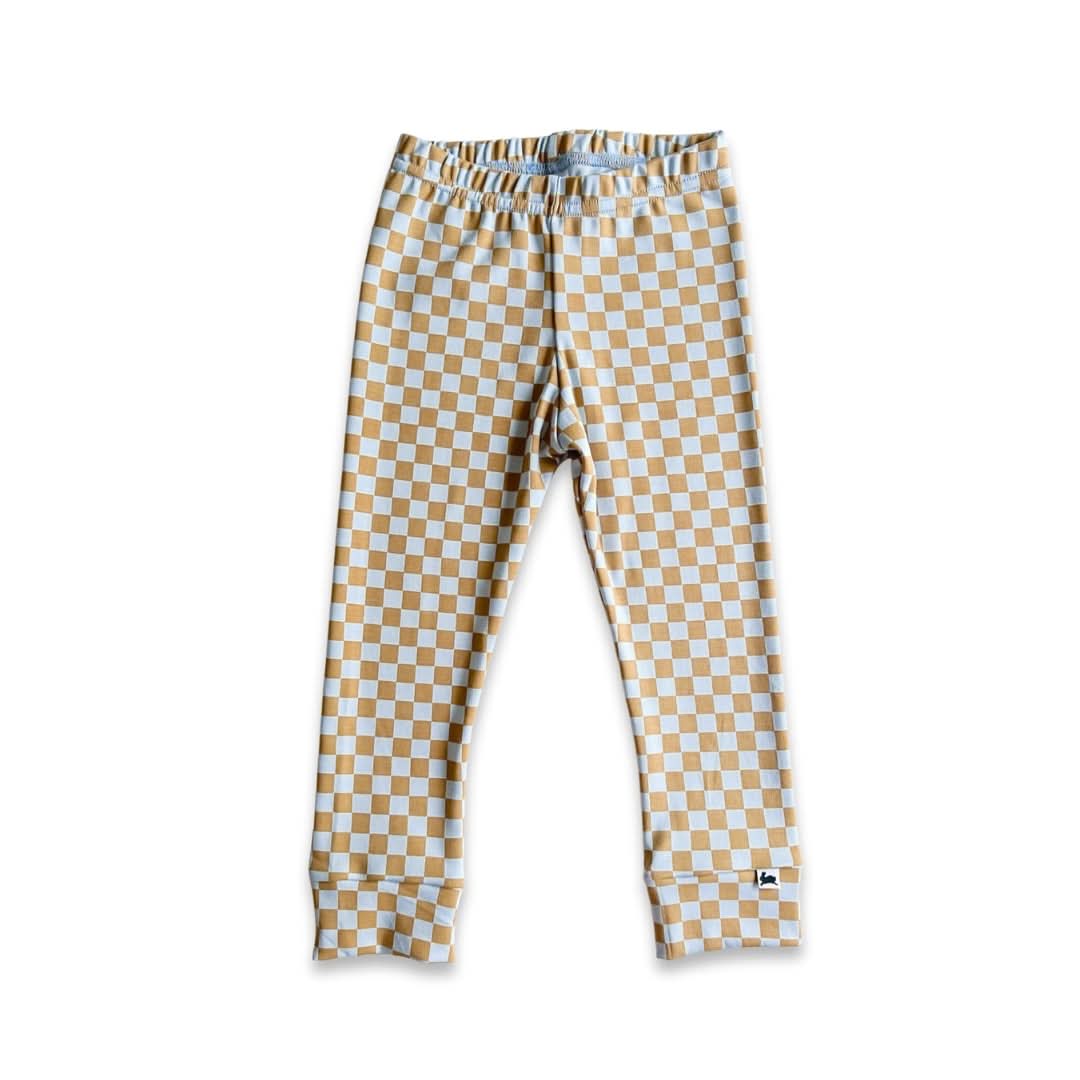 Kids' Bamboo Leggings | Bison Plaid