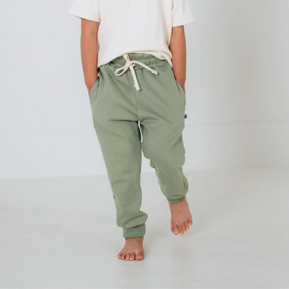 Baby/Kids' Bamboo Fleece Joggers | Cranberry
