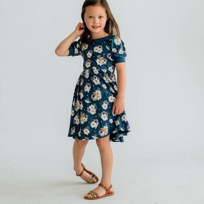 Kids' Bamboo Penelope Dress | Celestial Floral