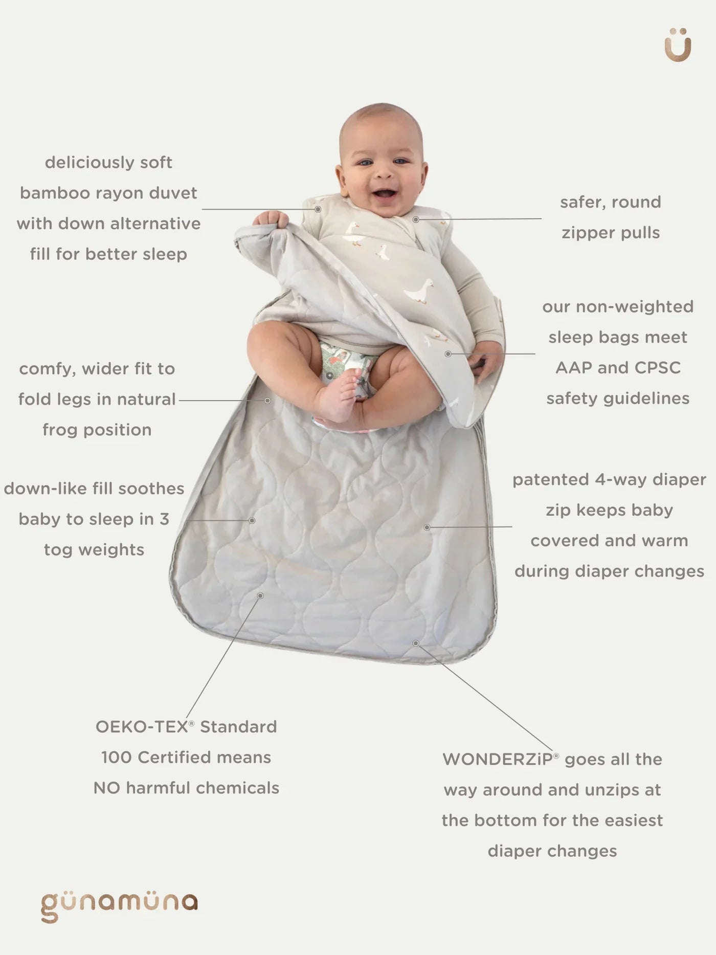Sleep Sack 2.5 TOG | Doe.Re.Mi | Gunamuna