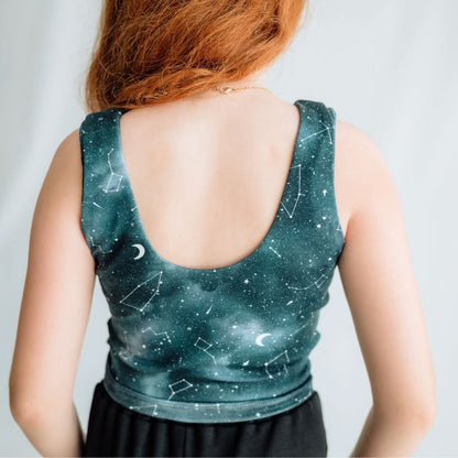 Youth Bamboo Longline Bralette-Style Tank | Black