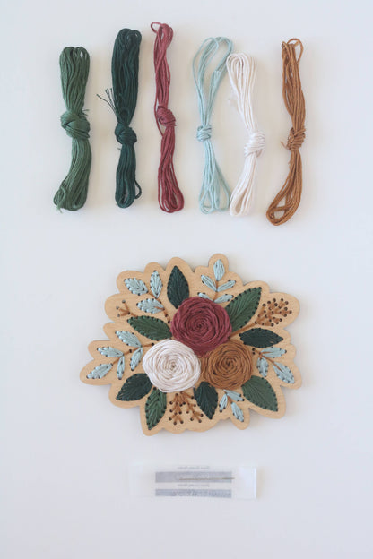 Roses Wood Stitch Kit