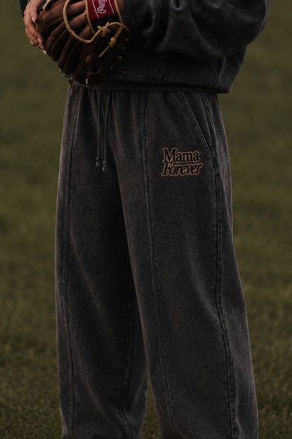 MAMA FOREVER MINERAL BARREL JOGGER: Ash Wash / LRG