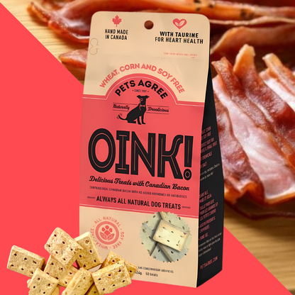 Bacon Grain-Free Dog Biscuits: Protein-Rich & Breath-Freshen