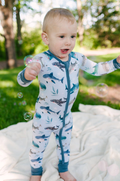 Zippy - Snuggle Sharks: 3-6m