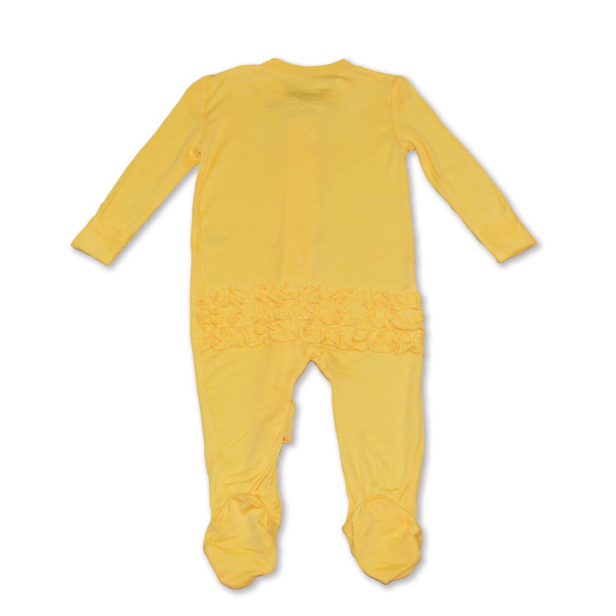 Bamboo Ruffle Footie (2 Way Zipper)