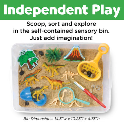 Faber-Castell / Creativity for Kids - Sensory Bin Dinosaur Dig Activity Bin for Kids