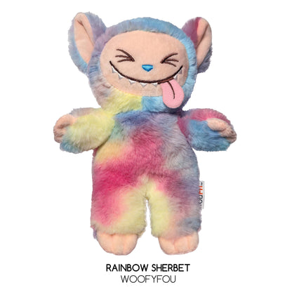 Lafoufou Medium Plushies: Rainbow Sherbet / Woofyfou