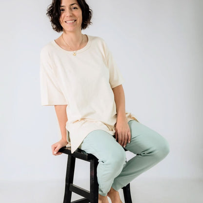 Ladies' Bamboo Lightweight Joggers | Tangerine Crush