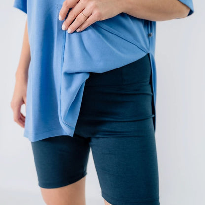 Ladies'Bamboo Bike Shorts | Navy