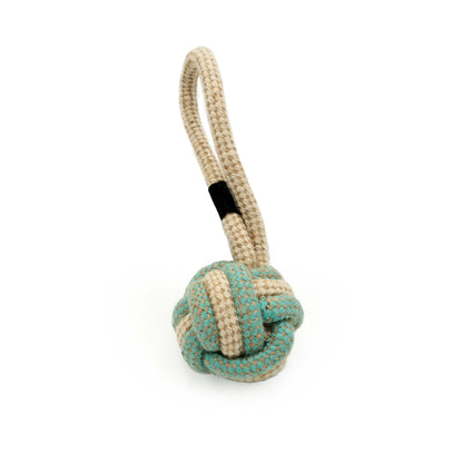 EcoZippy Cotton and Jute Ball - Dog Toy